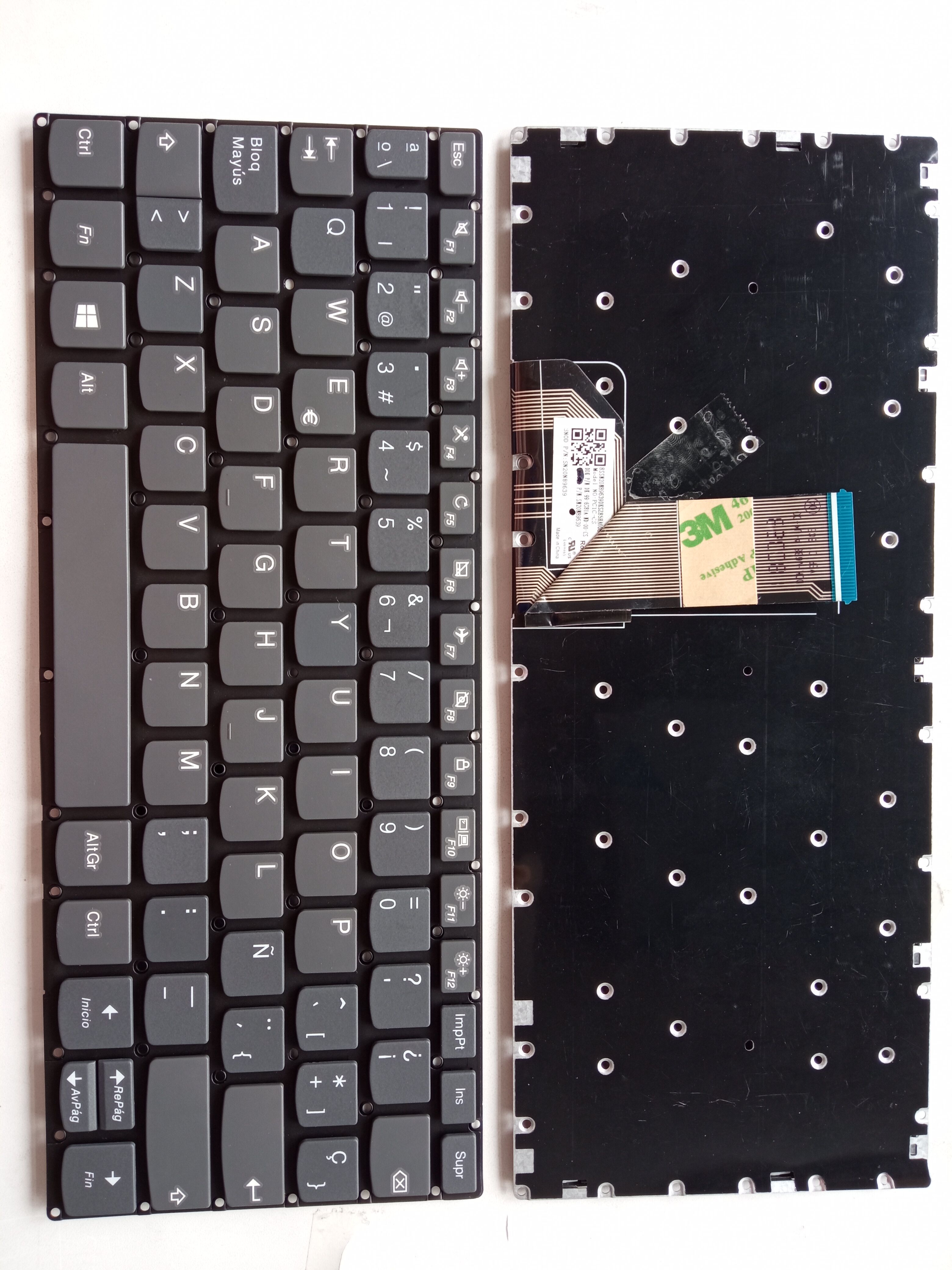 Picture of New Replacement Laptop Keyboard For LENOVO 120S-11/330S-11 without switch, press Enter Grey Sp Layout